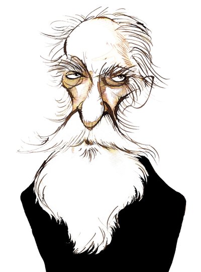 Charles Koechlin, compositore e scrittore di musica francese, (1867 - 1950) caricatura da Neale Osborne